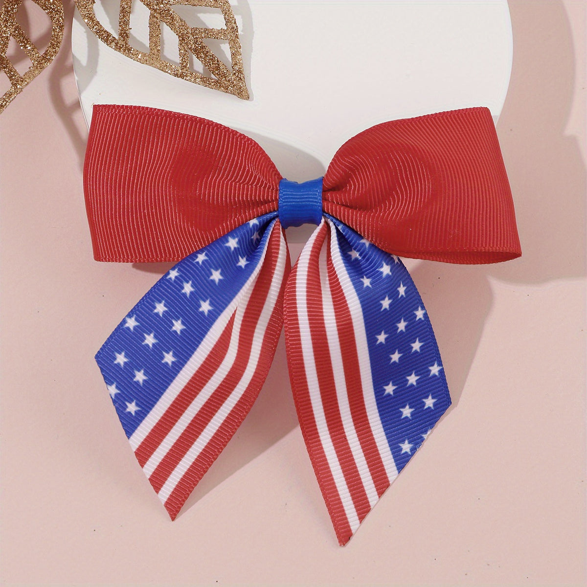 Independence Cheer Bow Patriotic Cheerleader Hair Bows Clip
