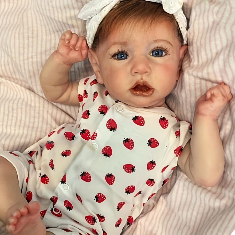 Realistic Newborn Soft Vinyl Baby Dolls Toy For Kids Age 3