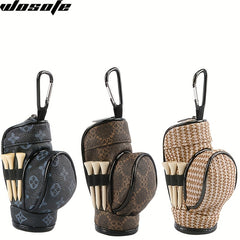 1pc Golf Small Ball Bag Portable Waist Bag Holds Three Balls