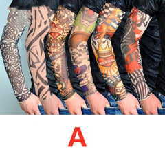 6pcs Men's Tattoo Arm Sleeve for Outdoor Sports