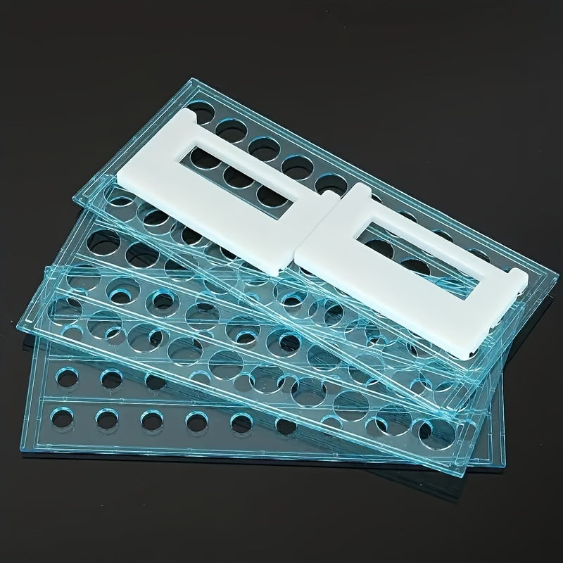 Plastic Test Tube Stand Rack 50 Holes Laboratory Test Tube Stand