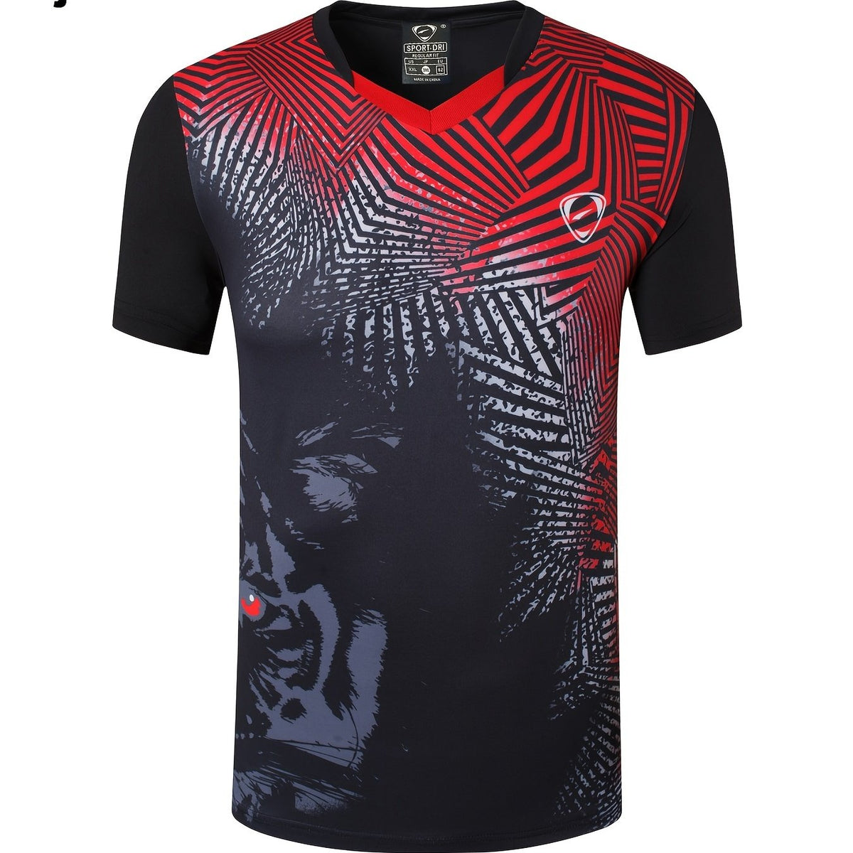 Men's Abstract Pattern Athletic T Shirt