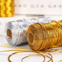 Golden Silver Wire 16 Strands Flat Heart Golden Wire Without Stretch