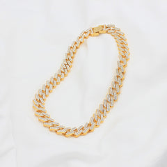 Cuban Link Rhinestone Chain Necklace