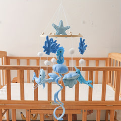 Marine Animals Baby Crib Mobile - Soothing Nursery Decor