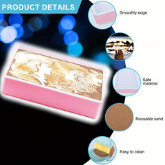 Soft Sand Pink Sand Painting Sensory Puzzle Set