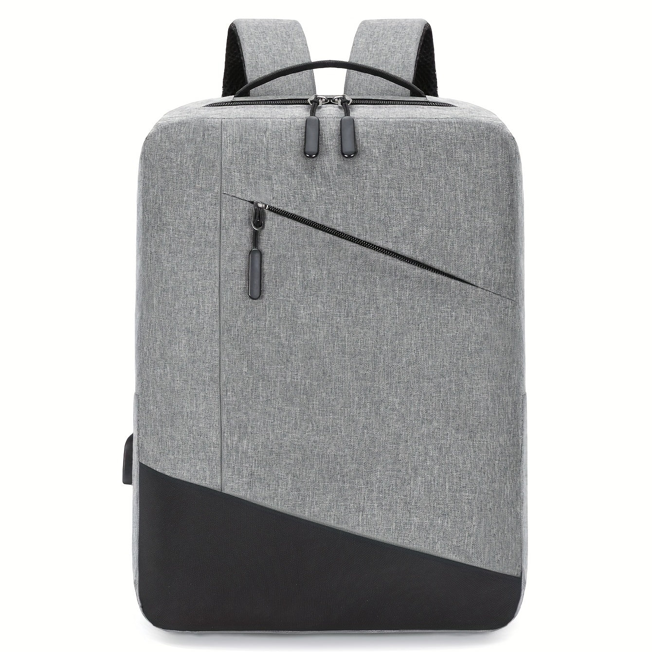 Men's 3pc Backpack Crossbody Bag Set with USB Interface