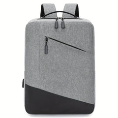 Men's 3pc Backpack Crossbody Bag Set with USB Interface