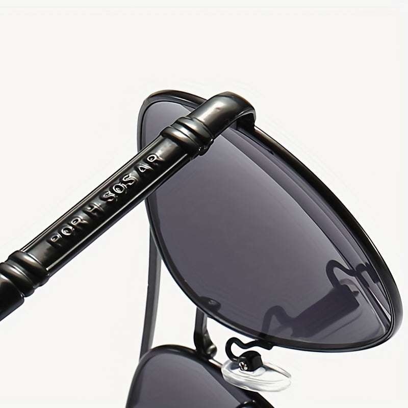 Classic Pilot Polarized Sunglasses Vintage Driving UV Protection