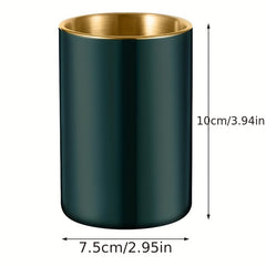 Stainless Steel Ashtray with Funnel and Windproof Design