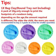 Baby Hand and Footprint Mud Soft Clay 20g DIY Children's Toys