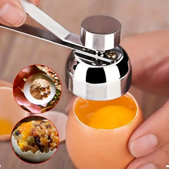 Stainless Steel Egg Topper Cutter for Easy Egg Opening