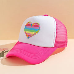 Pink Flamingo Baseball Cap Animal Pattern Hat For Women Girls