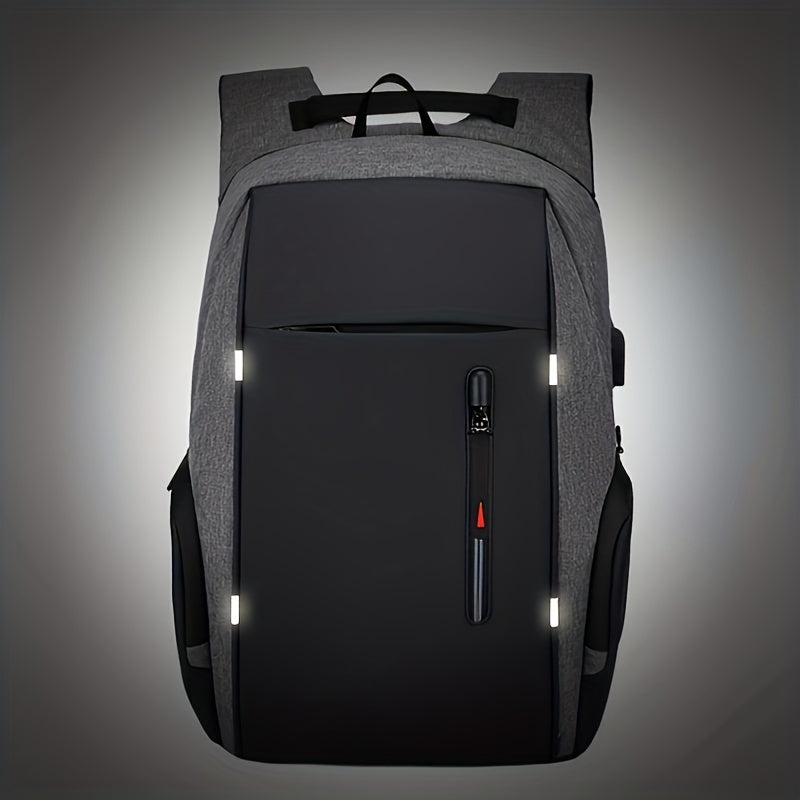 Men's Anti Theft Laptop Business Backpack with USB Charging Port