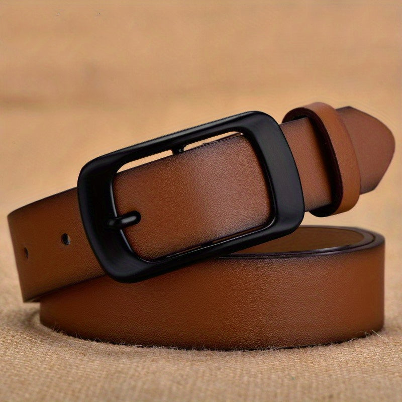 Men's PU Leather Buckle Belt Business Casual Decorative Belt