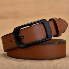Men's PU Leather Buckle Belt Business Casual Decorative Belt