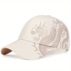 Dragon Print Men's Baseball Cap