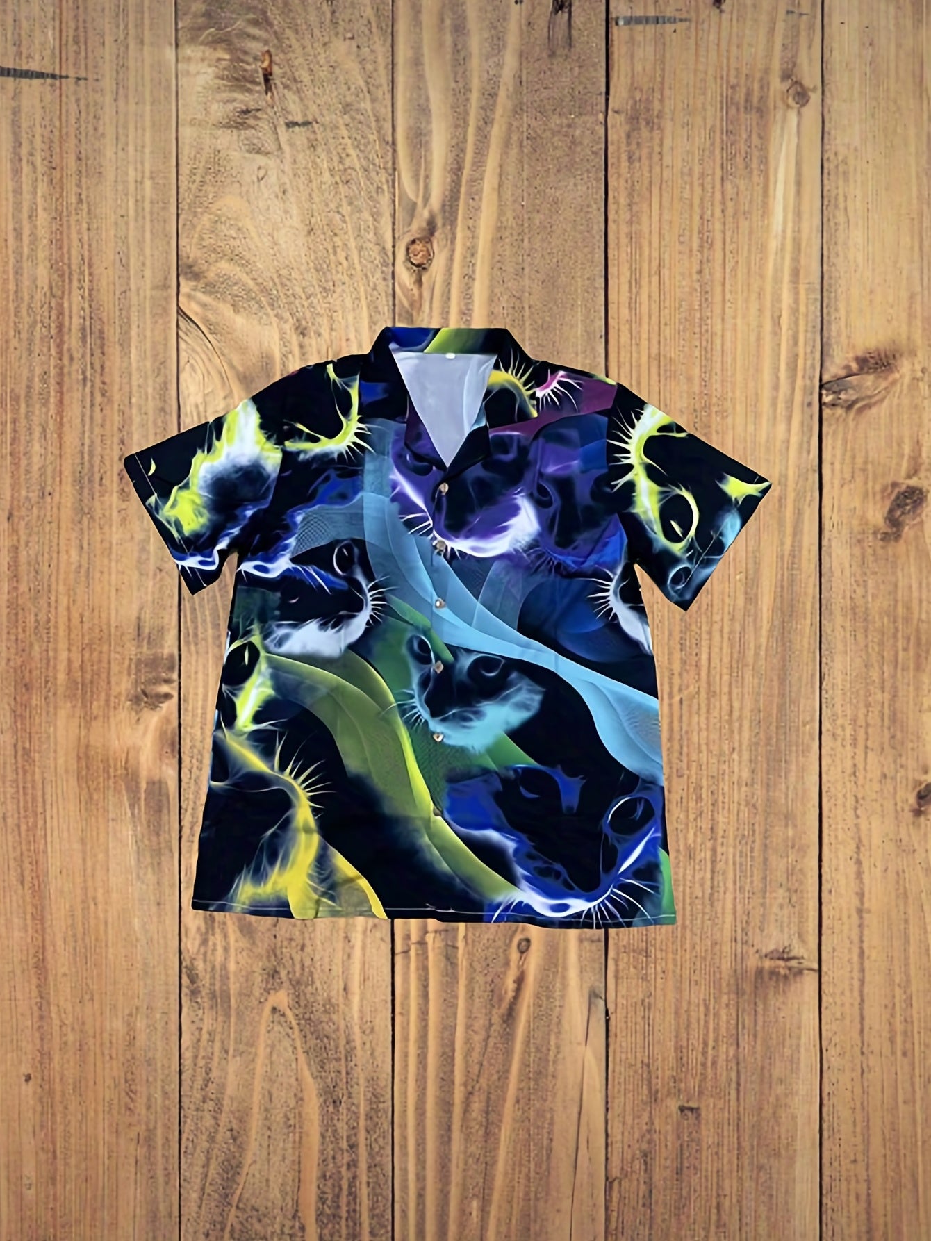 3D Print Men's Revere Collar Shirt