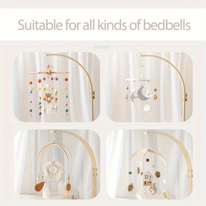 Kids Bed Bent Wooden Bed Bell Holder Bed Bell Accessories