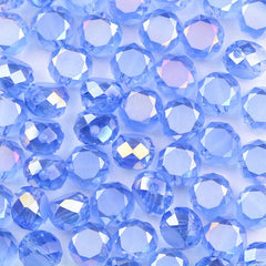 50pcs 5x8mm Colorful Crystal Glass Beads DIY Earrings Bracelet Necklace