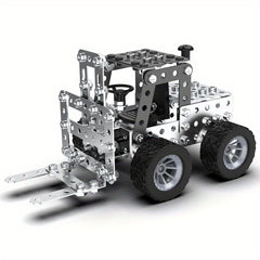 234pcs Metal Model Construction Toys DIY Excavators Forklift Puzzle
