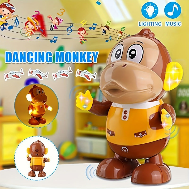 Dance Monkey Toy Sings & Dances with LED Lights Interactive Birthday Toy