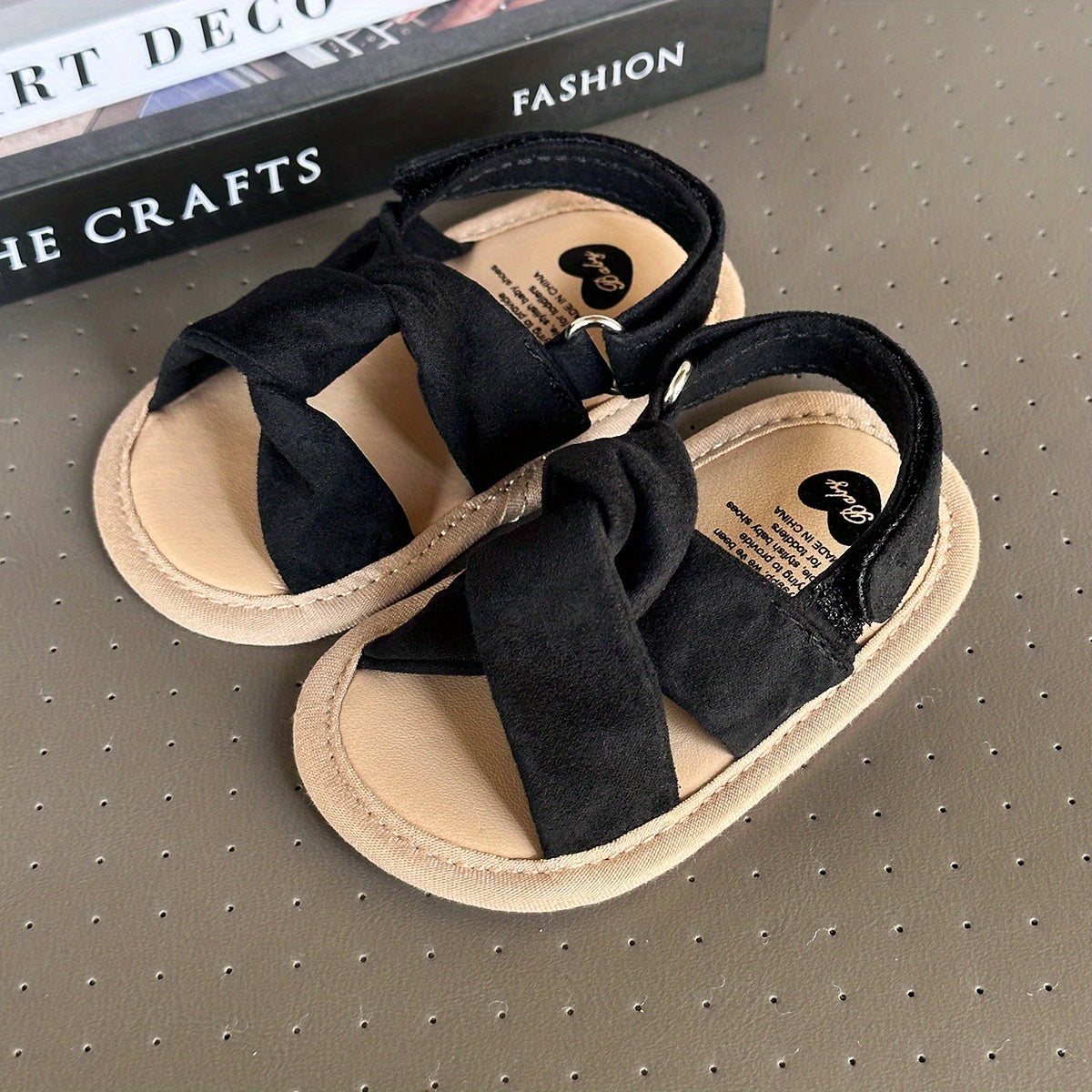 Comfy Baby Girls Sandals Lightweight Non Slip Walking Shoes For Infants