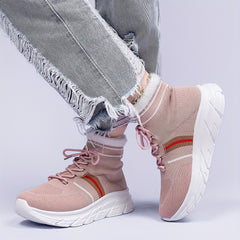 Women's Winter Running Shoes Plush Inner Thermal Outdoor Sneakers