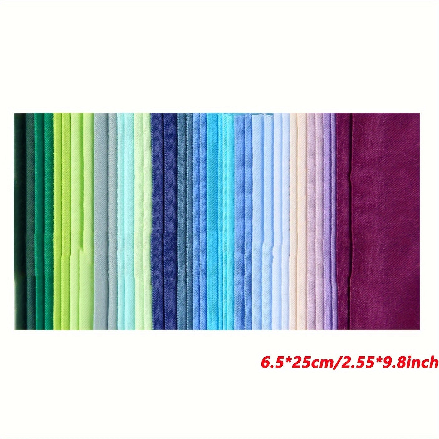 40pcs Cotton Fabric Quilting Strips Craft Fabric Bundle Patchwork Cotton