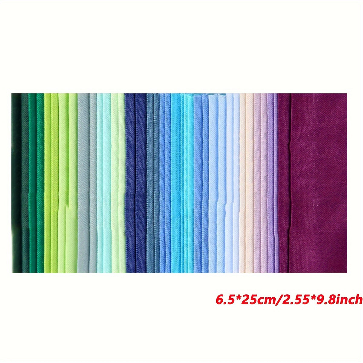 40pcs Cotton Fabric Quilting Strips Craft Fabric Bundle Patchwork Cotton