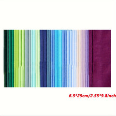 40pcs Cotton Fabric Quilting Strips Craft Fabric Bundle Patchwork Cotton