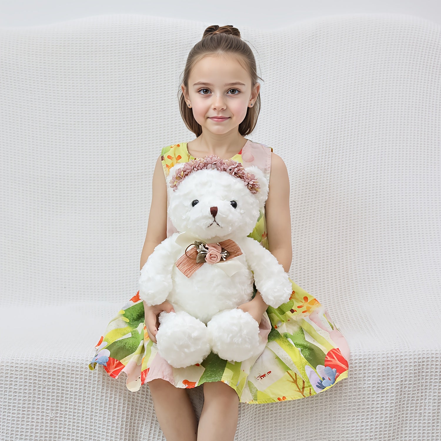 Large Teddy Bear Plush Toy Brown Birthday Gift for Kids Girlfriend Boyfriend