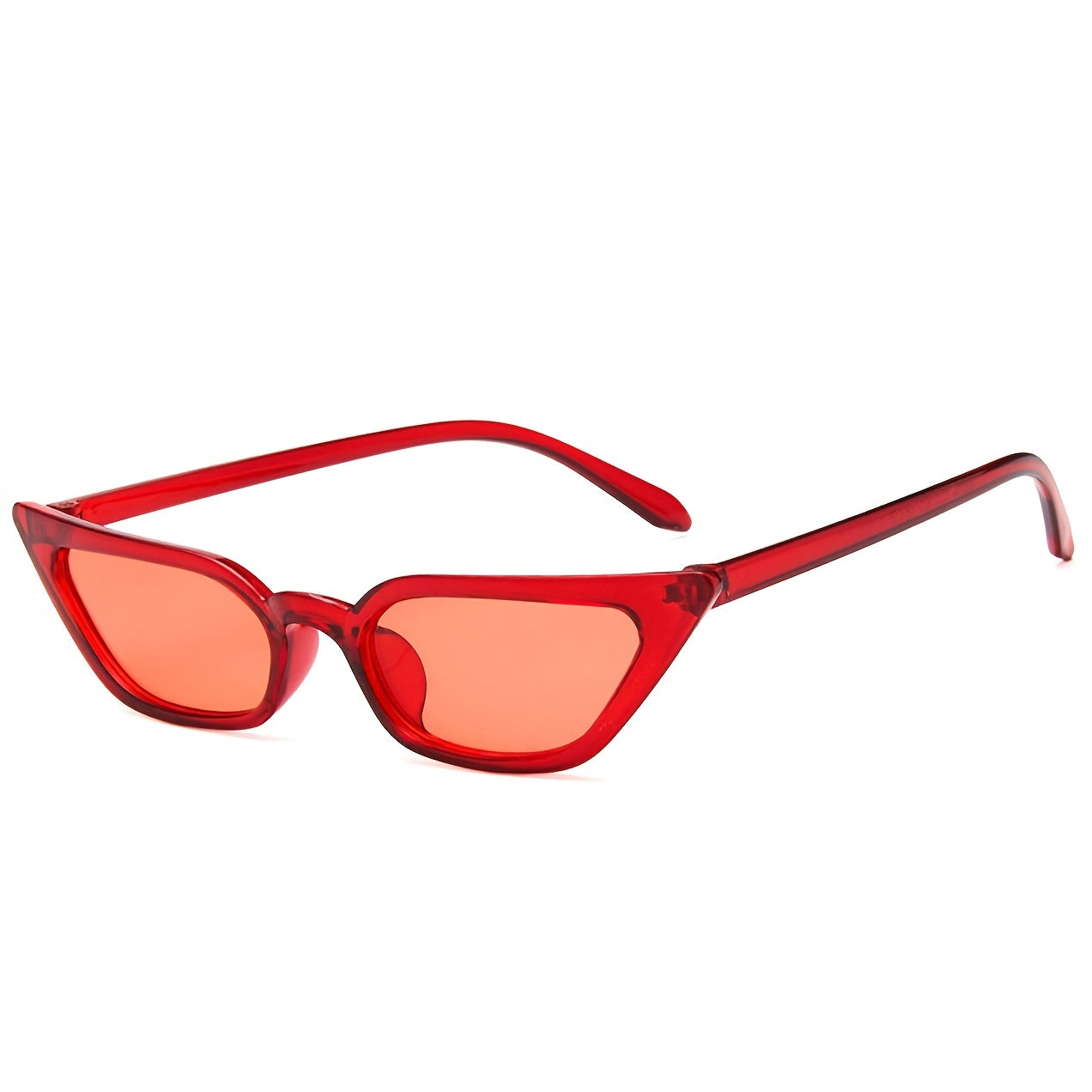 Skinny Cat Eye Sunglasses Vintage Y2K Shades