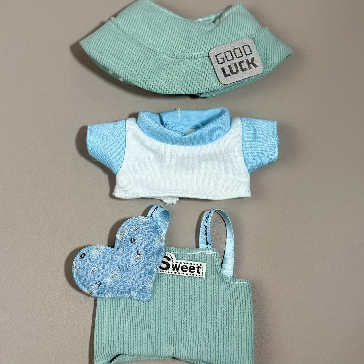 7 Inch Doll Outfit Set Soft Fabric High Doll Apparel DIY Doll Accessories