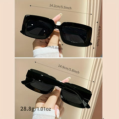 Y2K Rectangle Sunglasses UV400 Sun Shades Glasses