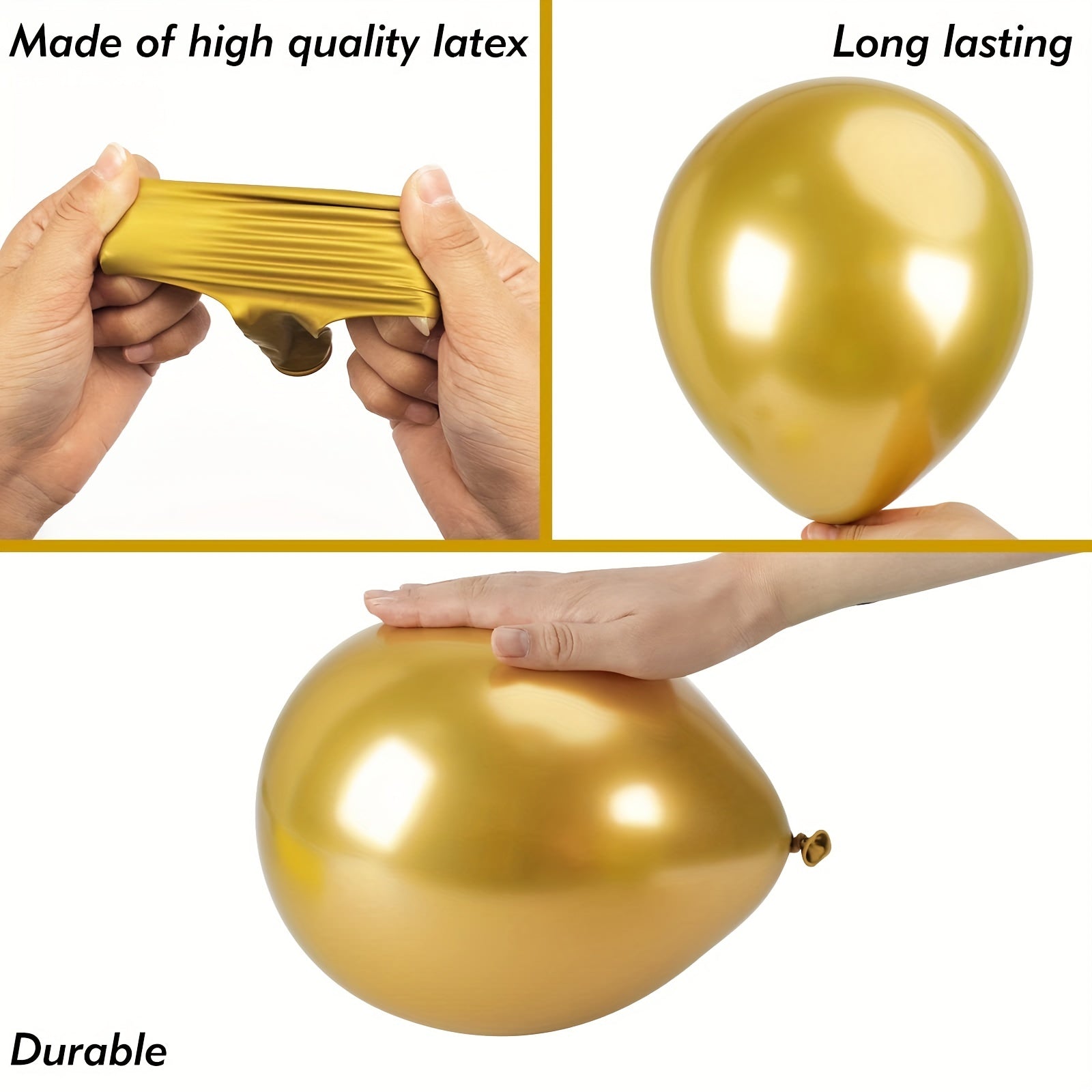 149pcs Metallic Golden Balloons Kit for Birthday Party