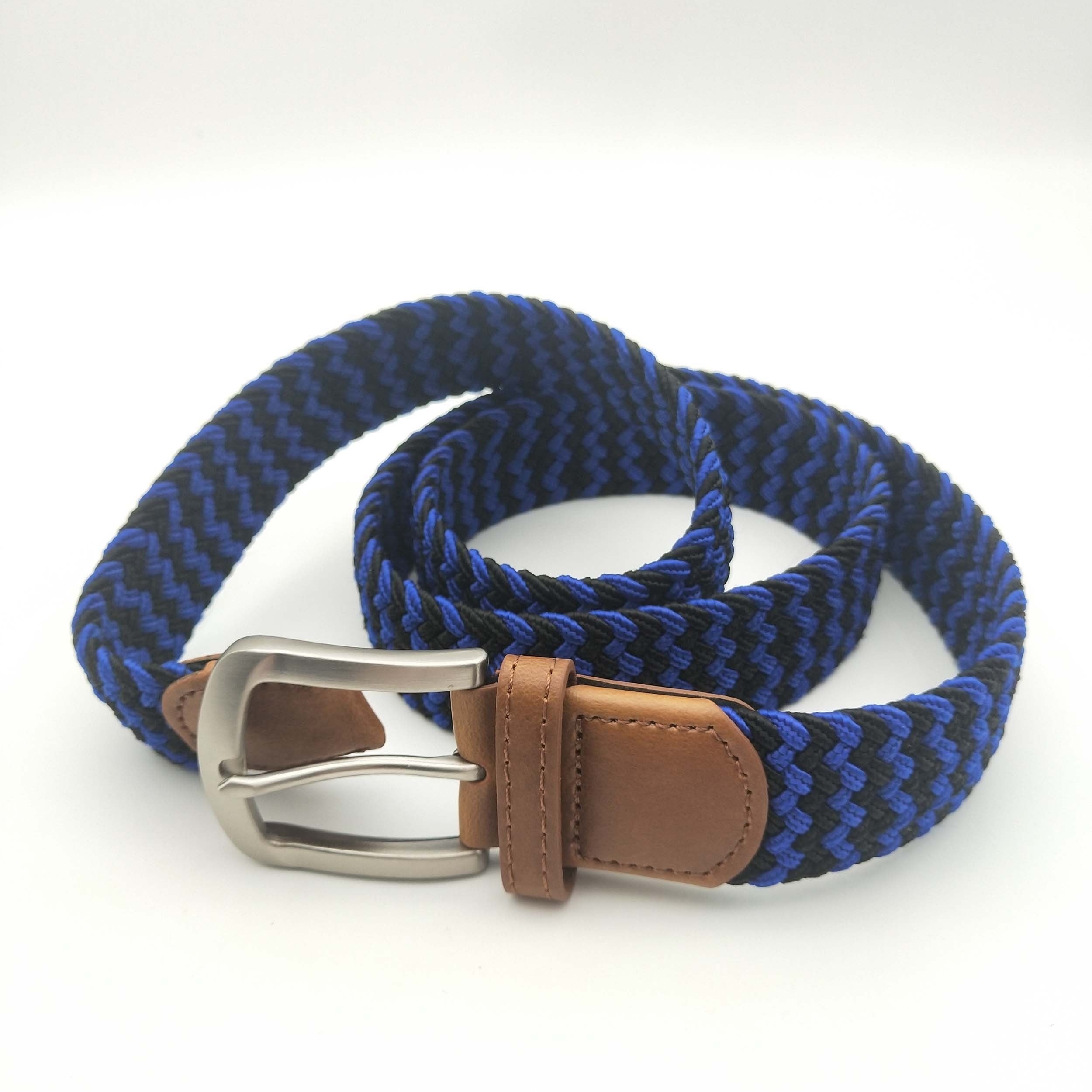 Men's Braided Elastic Belt Casual Decorative Accessories for Pants Jeans