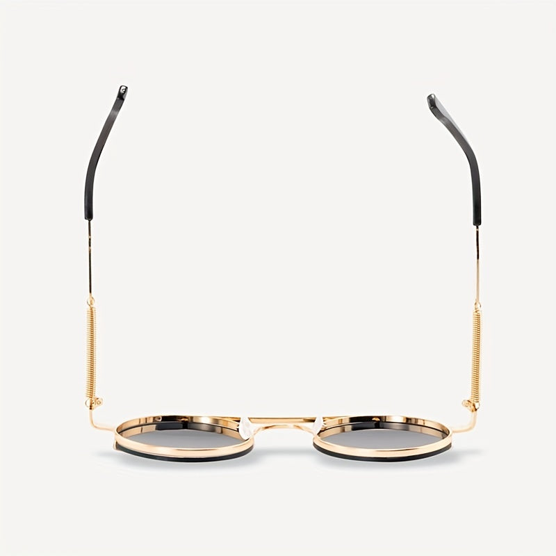 Steampunk Top Bar Metal Sunglasses Retro Vintage UV400 Sun Glasses