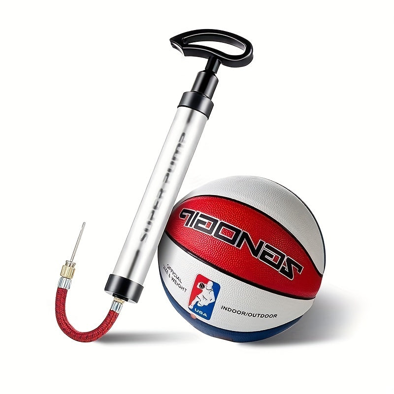 Portable Basketball Pump with Hose & Needle Ball Inflator