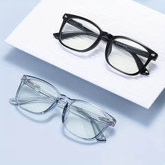 Men's Women's Glasses Spring Legs Flat Mirror Sunglasses