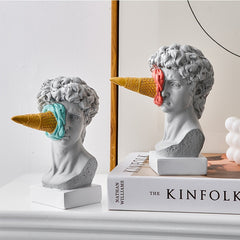Mythology Ice Cream Statue for Home Decor