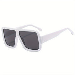Men's Large Frame Square Sunglasses with Hard Box