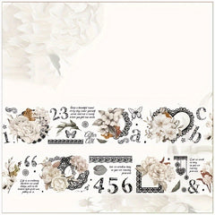 PET Tape Flower Language Letter Series English Flower Journal Sticker