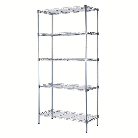 Heavy Duty 5 Layer Kitchen Storage Rack with Adjustable Shelves