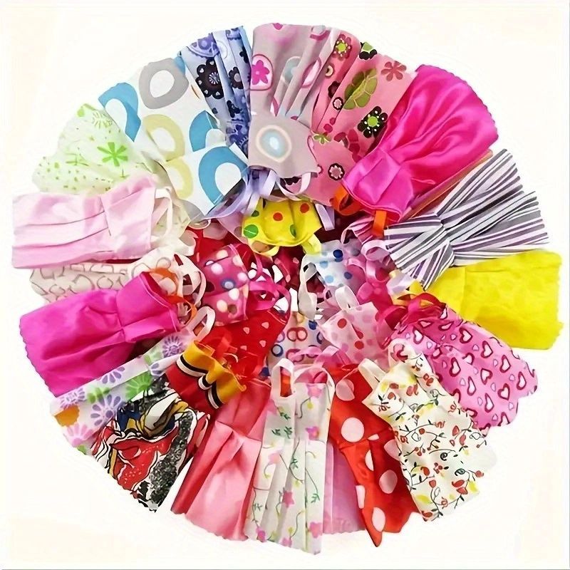 27pcs Mixed Colors DIY Doll Clothing Set for 11.5 Inch Dolls