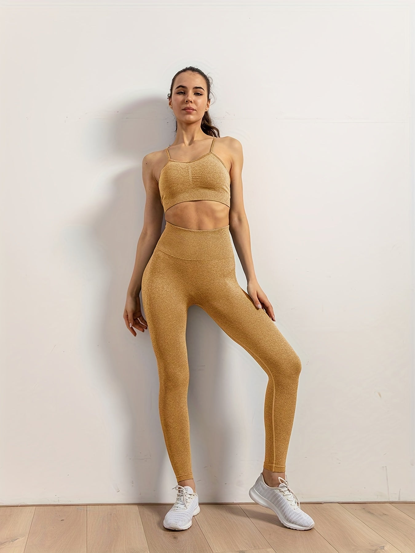 High Stretch Yoga Set for Women - Camisole Top and Leggings