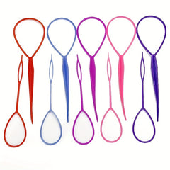 2pcs Hair Braid Accessories Bun Maker Ponytail Braid Tools Kit