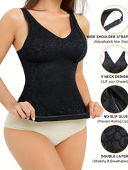 Lace Tank Top V Neck Sleeveless Lingerie Women's Underwear