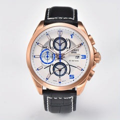 KUERST Teen Watch Stainless Steel Multifunctional Chronograph Quartz