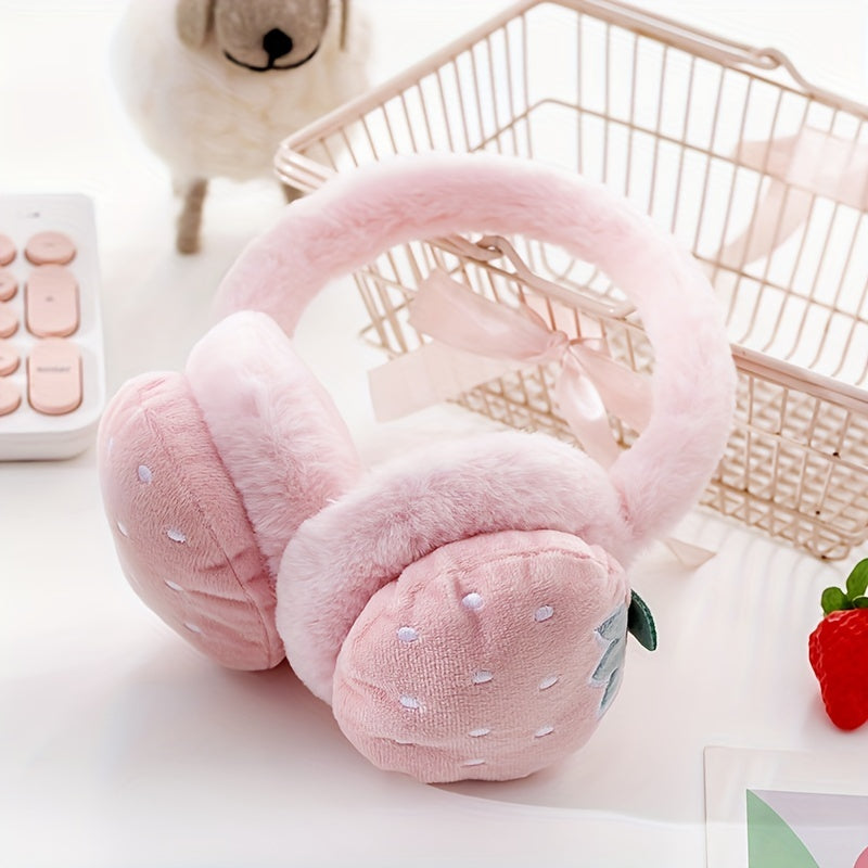 Fruit Earmuffs Warm Plush Suitable For Outdoor - Christmas Halloween